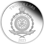 Pièce de monnaie en Argent 2 Dollars g 31.1 (1 oz) Millésime 2023 Celebrities FAST AND FURIOUS
