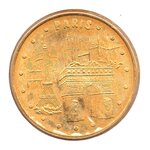 Mini médaille monnaie de paris 2009 - quatre monuments parisiens