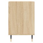 vidaXL Meuble TV Chêne sonoma 160x35x55 cm Bois d'ingénierie