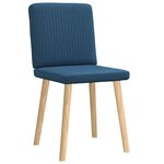 vidaXL Chaises à manger lot de 2 bleu tissu