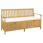 vidaXL Banc de rangement 2 -Seater 170 x 63 x 84 cm Rectangulaire