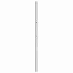 vidaXL Tête de lit métal blanc 193 cm
