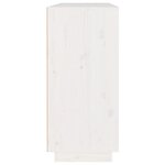 vidaXL Buffet blanc 110x34x75 cm bois massif de pin