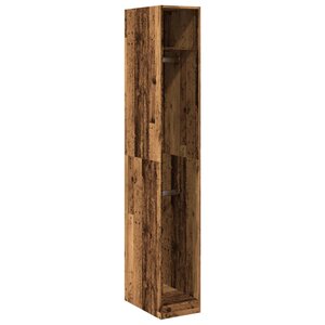 vidaXL Garde-robe vieux bois 30x50x200 cm bois d'ingénierie