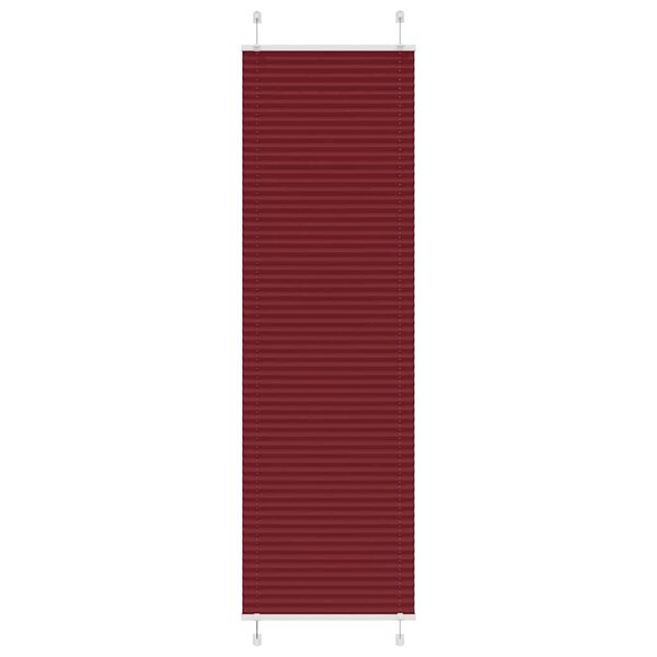 vidaXL Store plissé rouge bordeaux 55x200 cm largeur du tissu 54 4 cm