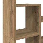 vidaXL Bibliothèque chêne artisanal 72x20x120 cm bois d'ingénierie