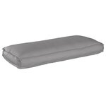vidaXL Coussin pour assise / dossier de palette Gris 120 x 50 x 12 cm