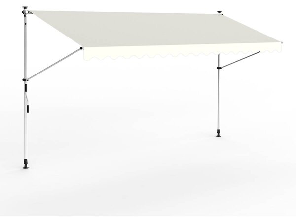 Auvent rétractable manuel "dom" - 400 x 120 cmdollars