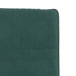 vidaXL Chaises à manger lot de 4 Vert foncé Velours