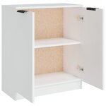 vidaXL Buffet Blanc 60x30x70 cm Bois d'ingénierie