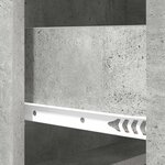 vidaXL Armoire à tiroirs Gris béton 66 x 34 5 x 87 cm