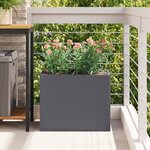 vidaXL Cache-pot de jardin Anthracite 50 x 32 x 40 cm