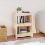vidaXL Bibliothèque 50x35x68 cm Bois de pin massif