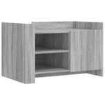 vidaXL Table basse sonoma gris 80x50x50 cm Bois d'ingénierie