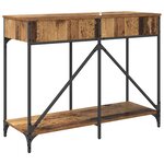 vidaXL Table console Bois Ancien 100 x 39 x 78 5 cm Bois d'ingénierie