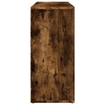 vidaXL Buffet chêne fumé 90 5x29 5x65 cm bois d'ingénierie