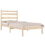 vidaXL Cadre de lit sans matelas bois massif 90x200 cm
