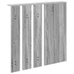 vidaXL Porte-manteau mural avec étagère Sonoma gris 84 x 10 x 80 cm