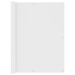 vidaXL Écran de balcon Blanc 120x400 cm Tissu Oxford