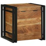 vidaXL Coffres de rangement 40 x 40 x 40 cm Bois d'acacia massif