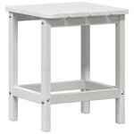 vidaXL Mobilier de jardin lounge 3 Pièces Blanc 38 x 38 x 46 cm