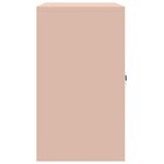 vidaXL Armoire de rangement Rose 80 x 40 x 70 cm Acier