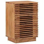 vidaXL Table de chevet faite main Marron Teck 40 x 30 x 60 cm