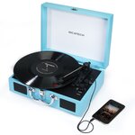 Ricatech tourne-disque avancé rtt21 bleu turquoise