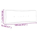 vidaXL Coussins de palette lot de 7 anthracite tissu