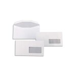 Boite de 1000 enveloppes patte trapèze blanches c6/c5 115x229 80g/m² gommées gpv