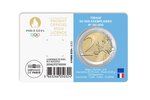 Jeux olympiques de paris 2024 - monnaie de 2€ commémorative bu - 1/5