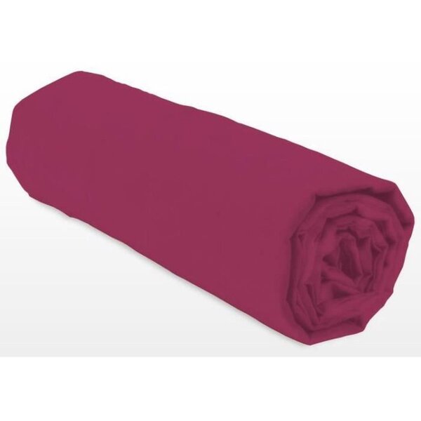 Drap-housse 180 x 200+35 cm - Fuchsia