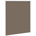 vidaXL Store enrouleur occultant café 140x175cm largeur du tissu