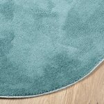 vidaXL Tapis OVIEDO à poils courts vert Ø 200 cm