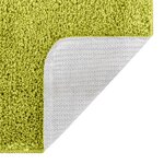 vidaXL Ensemble de tapis de bain antidérapants 3 Pièces Vert PP