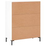 vidaXL Buffet blanc 69 5x34x90 cm bois d'ingénierie