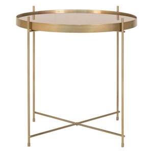 House Nordic Table basse Scarlett 48x48 cm Rond Laiton