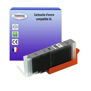 Cartouche compatible avec Canon CLI-551 XL Gris - T3AZUR