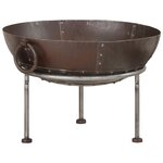 vidaXL Foyer 55x55x38 cm fer