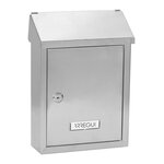 Boîte aux Lettres Acier Inoxydable Smart E5727 Fente Arrière Anticorrosion Inox
