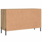 vidaXL Buffet chêne artisanal 100x36x60 cm bois d'ingénierie