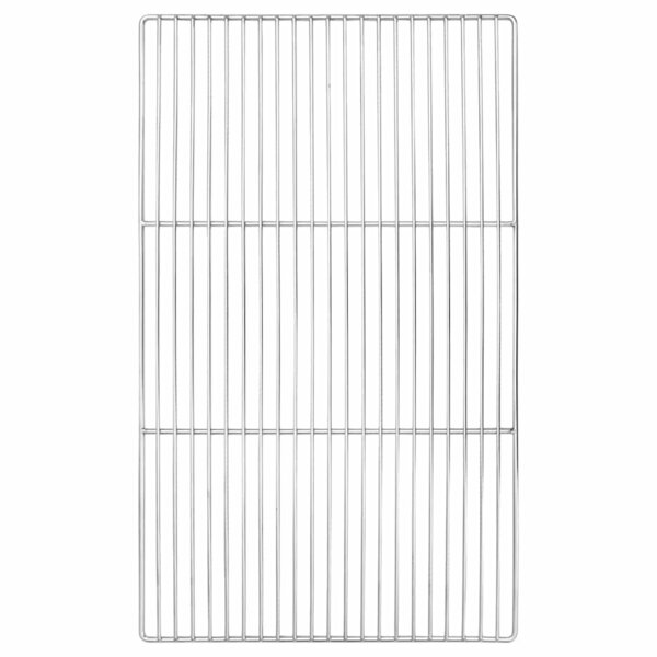 vidaXL Grille de barbecue Argenté 67 x 40 cm Acier inoxydable