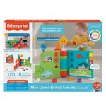 Fisher-Price - Mon grand livre d'activités évolutif, jouet d'éveil  électronique et centre d'activités  - Des 6 mois