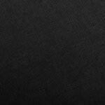 vidaXL Chaise à bascule Noir Tissu