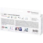 Set de 12 Marqueurs Base Alcool Double Pointe ABT PRO couleurs paysage TOMBOW
