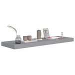 vidaXL Étagère flottante murale gris 80x23 5x3 8 cm MDF