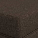 vidaXL Canapé-lit pliable 180 x 67 x 45 cm Taupe