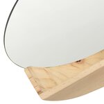 322801 vidaXL Wall Mirror Solid Pinewood 35 cm