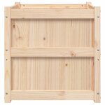 vidaXL Jardinières 2 Pièces bois de pin massif
