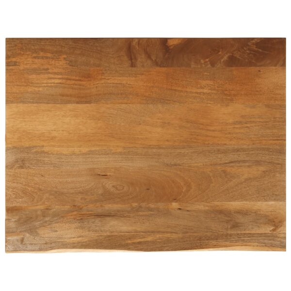vidaXL Dessus de table à bord vivant 90x80x3 8 cm bois massif manguier